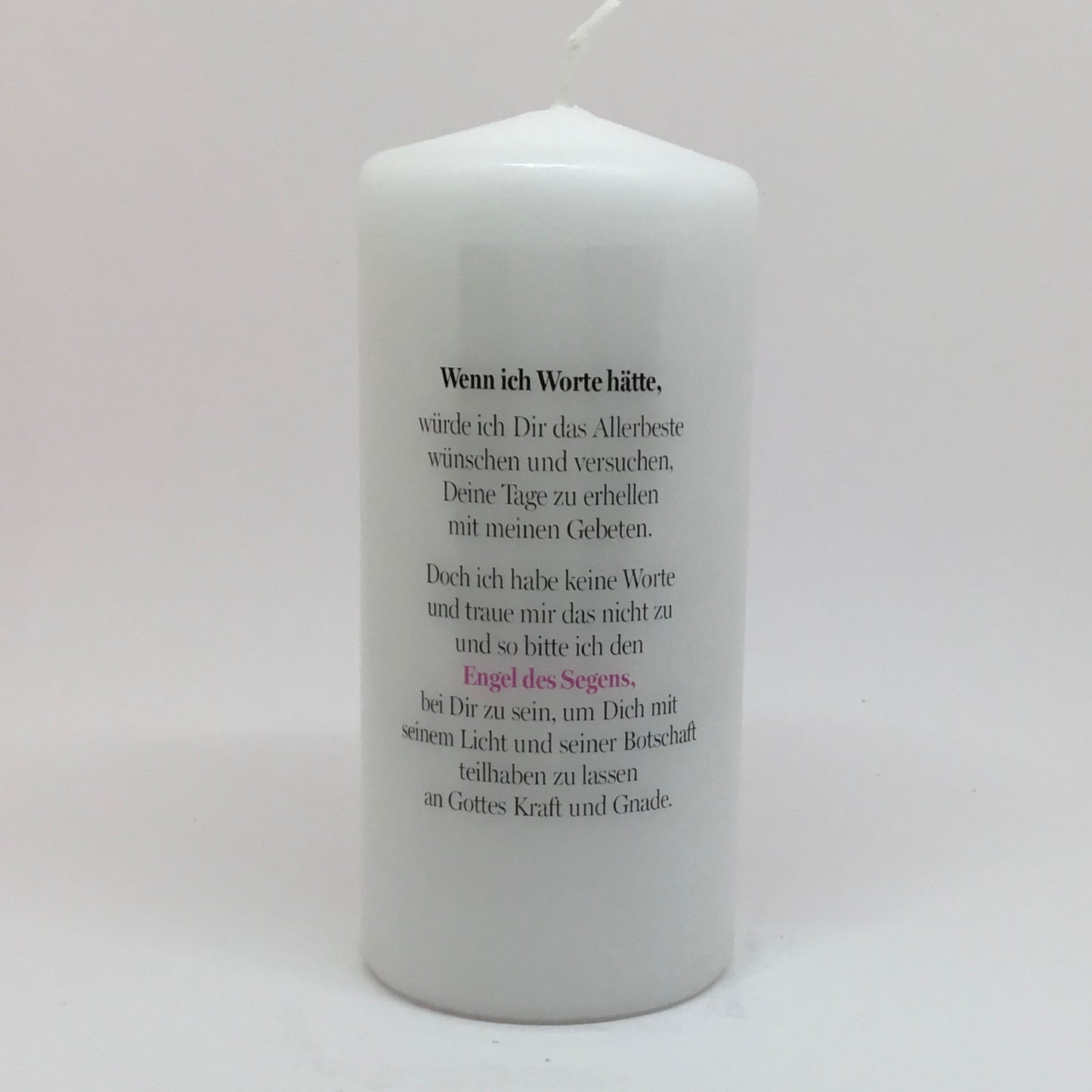 Trostlicht Kerze "Segen"